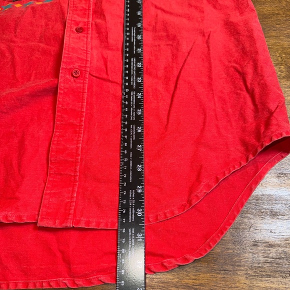 VTG Frontier Series Aztec Western Cowboy Button Up Shirt  Rodeo Sz M - Picture 6 of 7